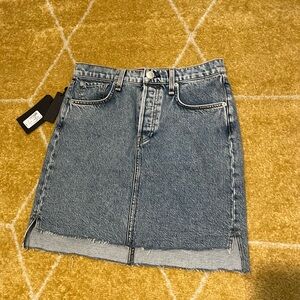 Rag & Bone High Rise Mini Skirt
